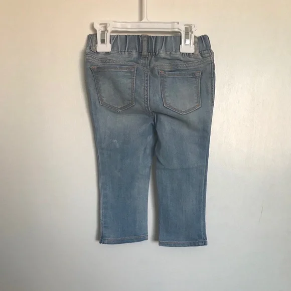GAP Baby Flower Jeggings - Size 18-24 Months - Picture 2 of 6